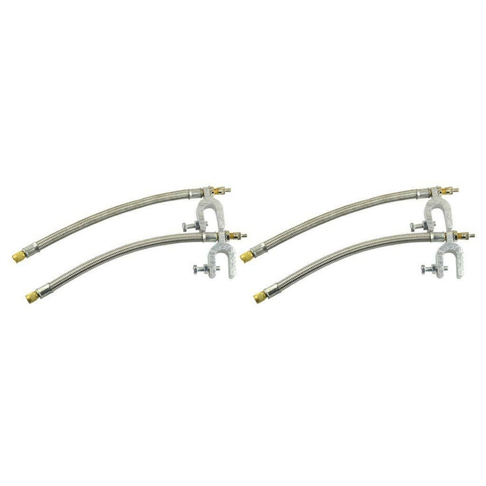 10 Stainless Steel Dual Valve Extensions Pack of 4 for RV Trailers and Trucks - Picture 19 of 25
