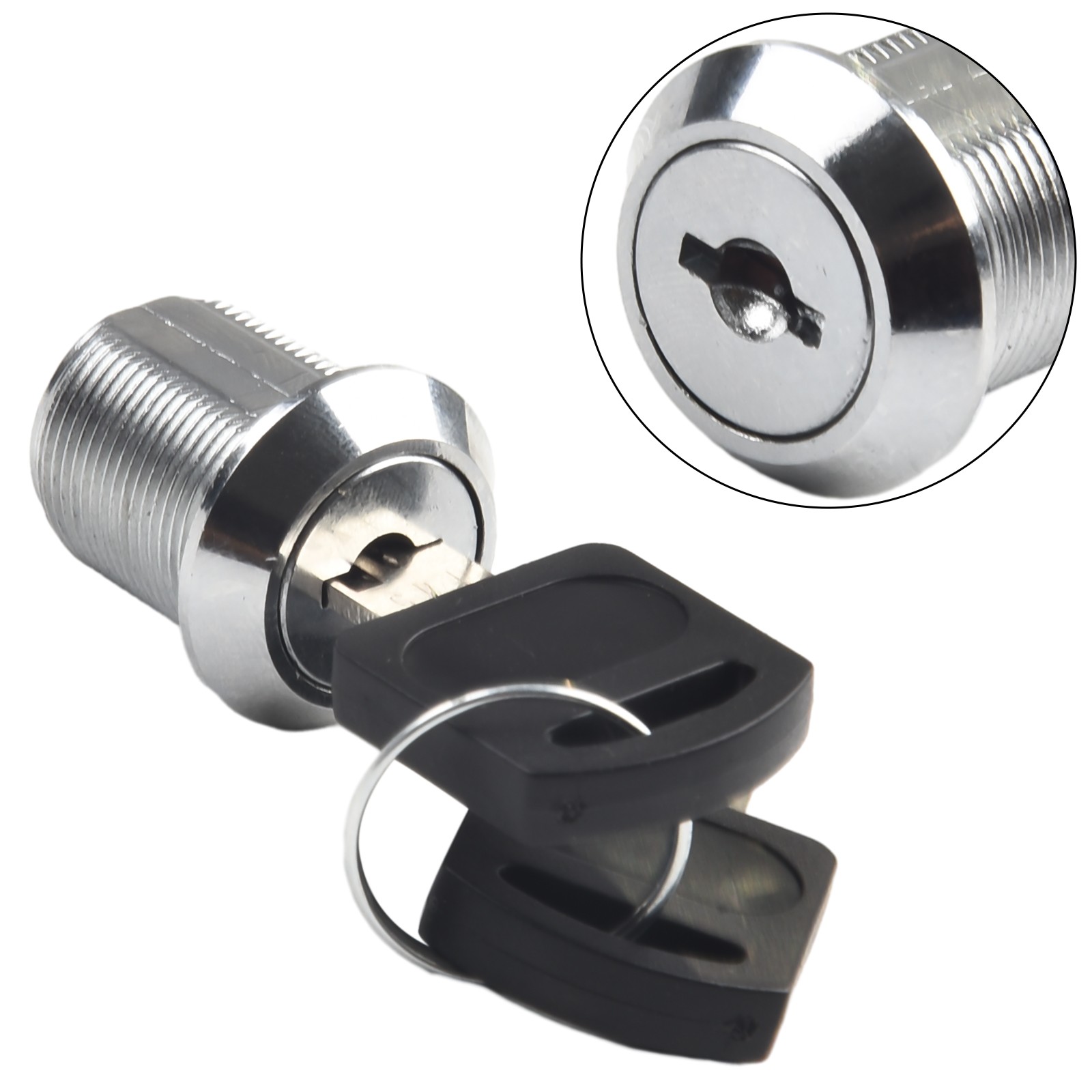 Reliable Tubular Cabinet Locks for Toolboxes and Filing Cabinets (2 Pack)