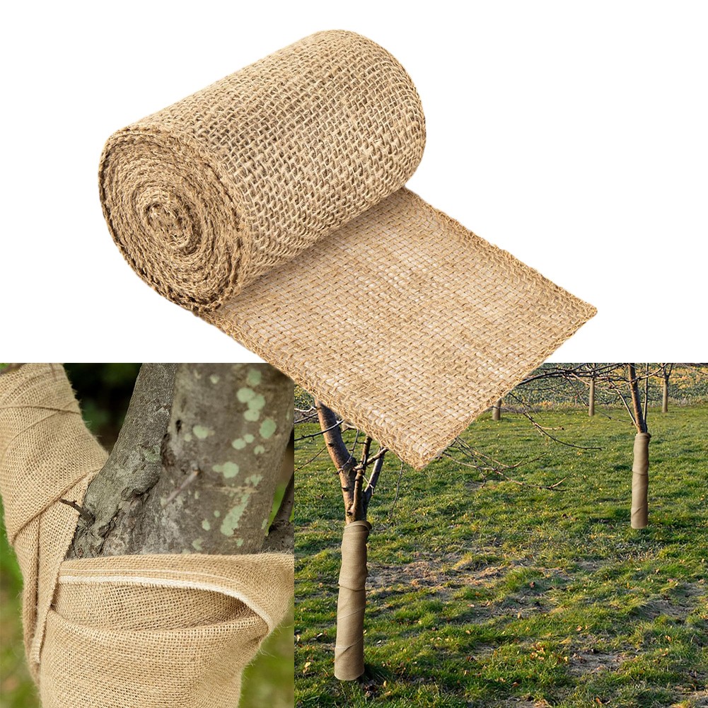 Protection durable du tronc d'arbre de jute pour protection des plantes d' hiver