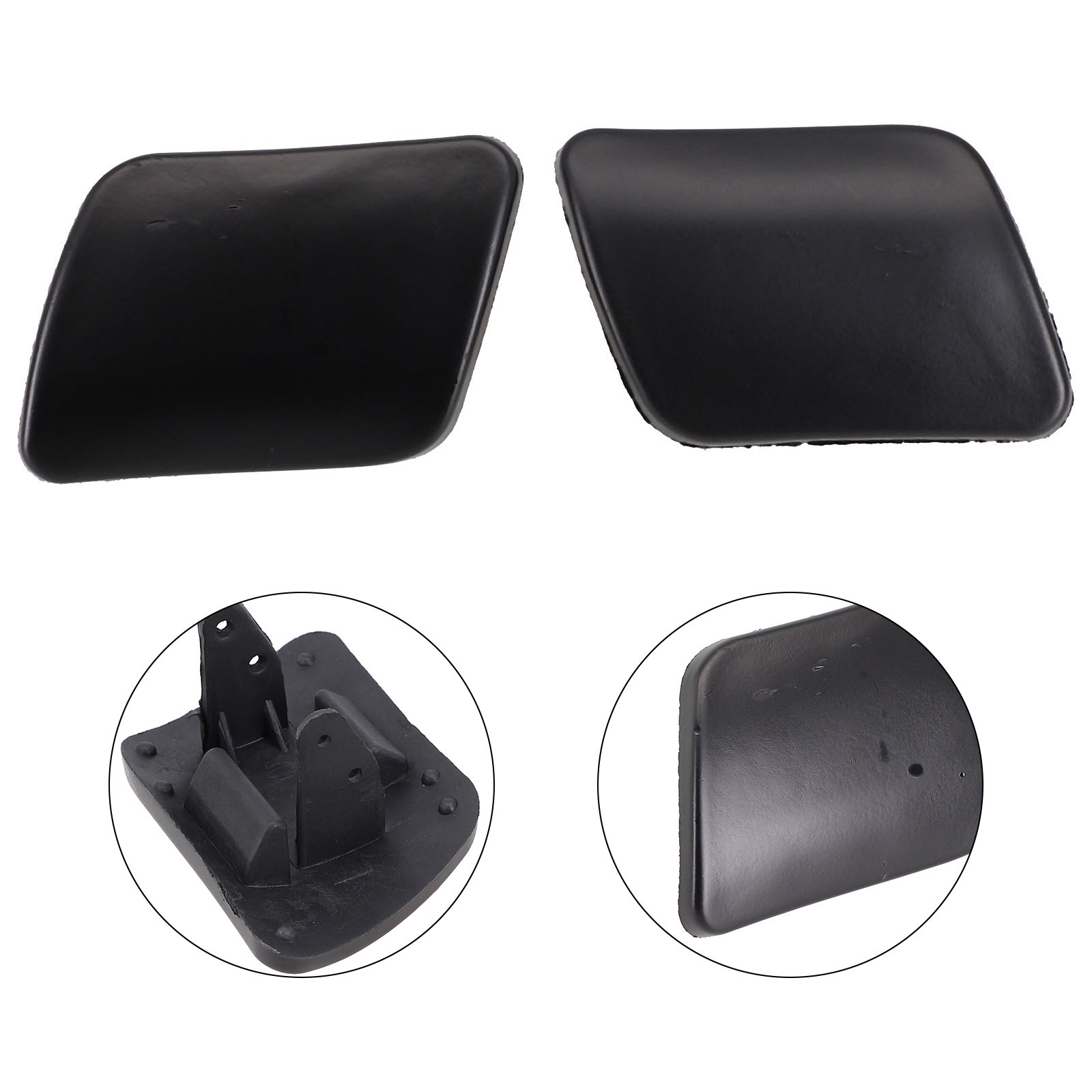 XUKEY Headlight Washer Jet Cover Cap Set For VW Golf 4 / MK4 (1997-2006) - Left & Right