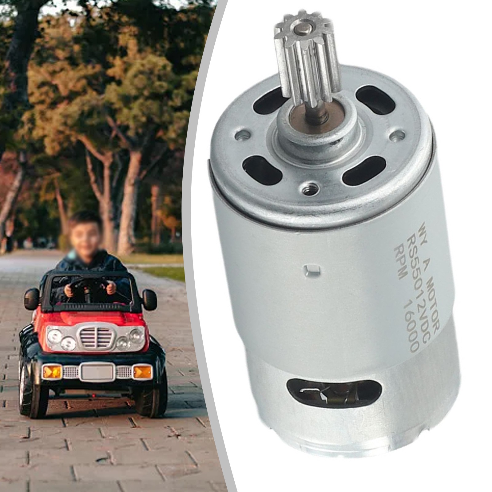 Motor de coche eléctrico RS550 RS390 RS380 12V 6V DL555 24V con vida útil extendida - Imagen 29 de 36