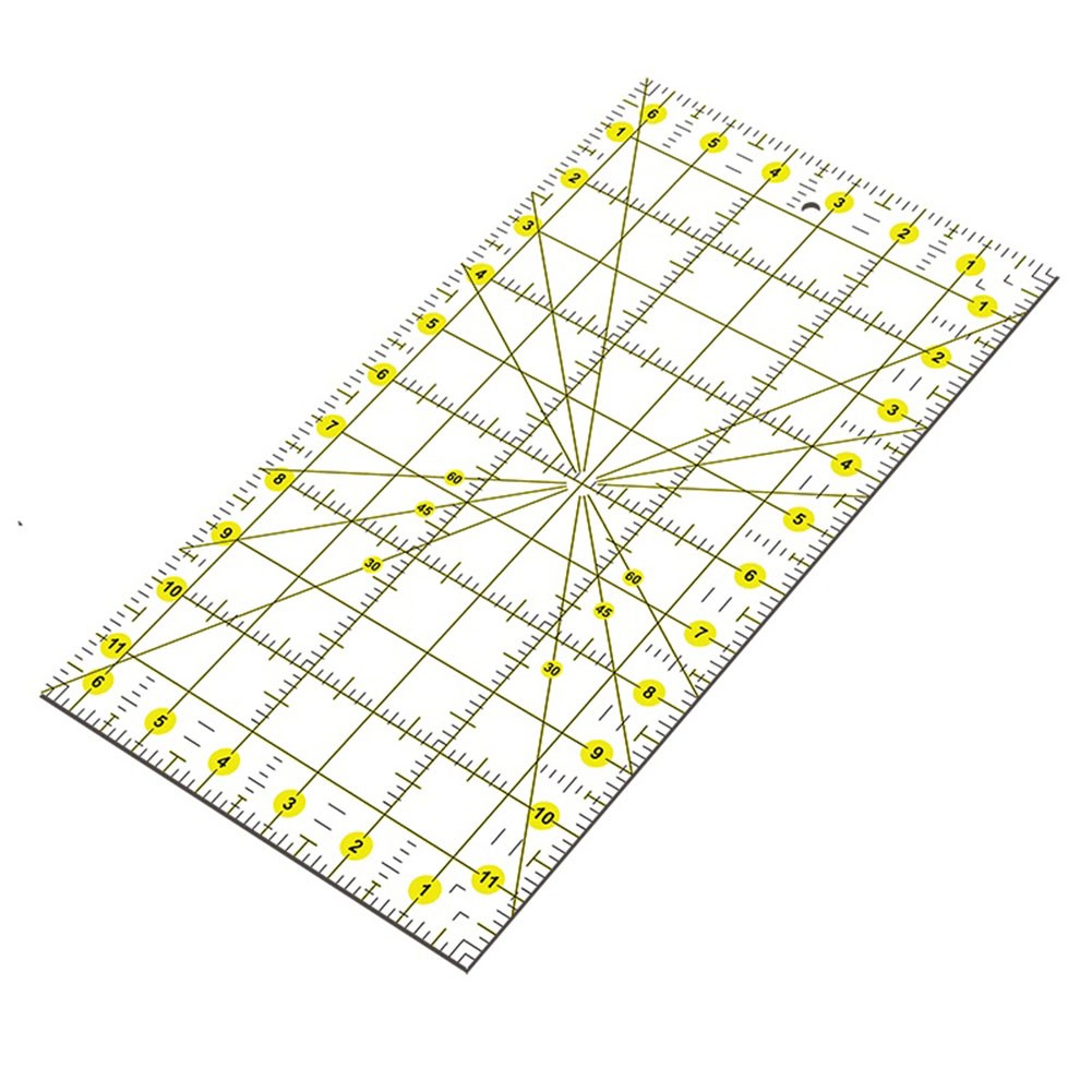 Accurate Cutting and Marking with Acrylic Patchwork Ruler DIY Must Have