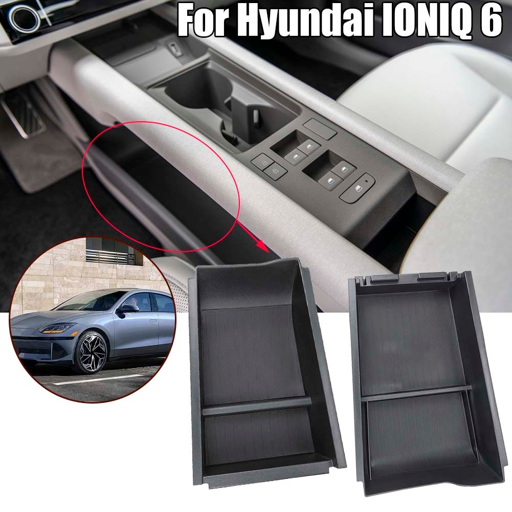 EASY ACCESS CENTRAL Storage Box for Hyundai IONIQ 6 ABS Black Interior  £50.47 - PicClick UK