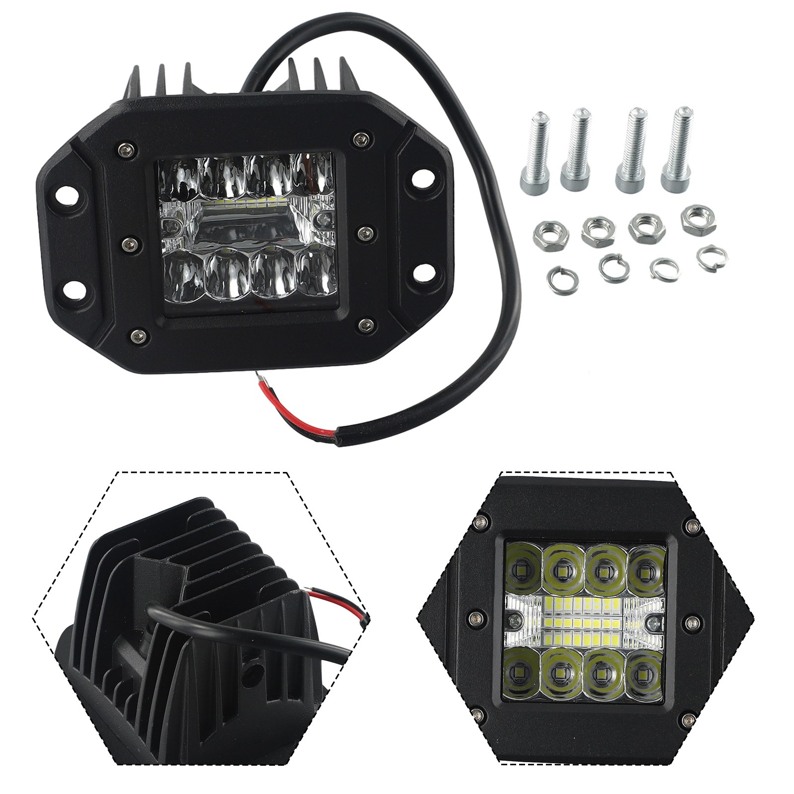 High Quality Off Road LED Work Light with Flush Mount for Car and Truck - Picture 42 of 47