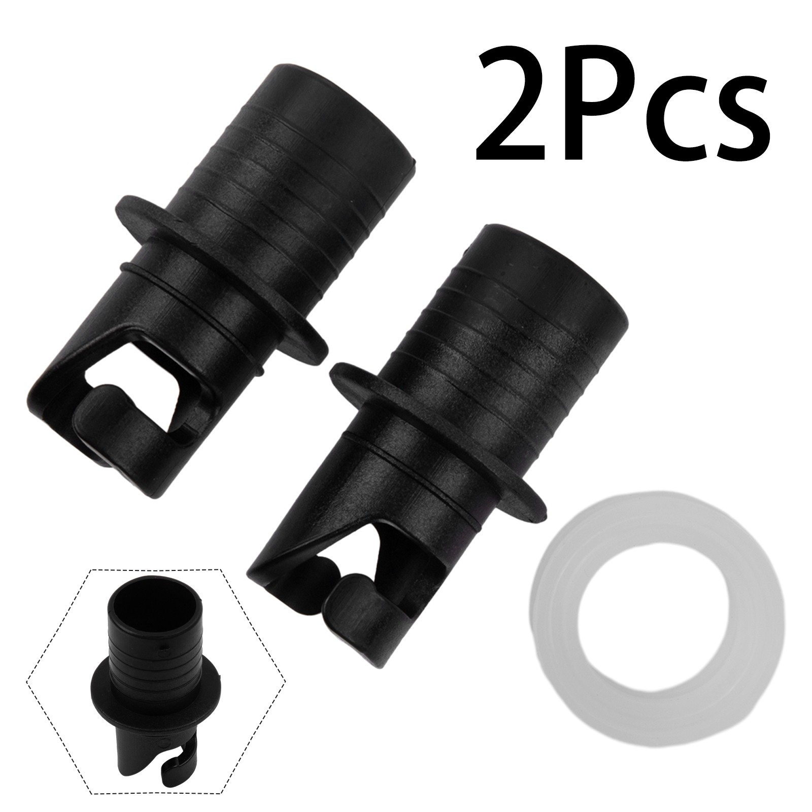 Adaptateur de tuyau de valve de pompe à pied à air flexible et solide pour kay