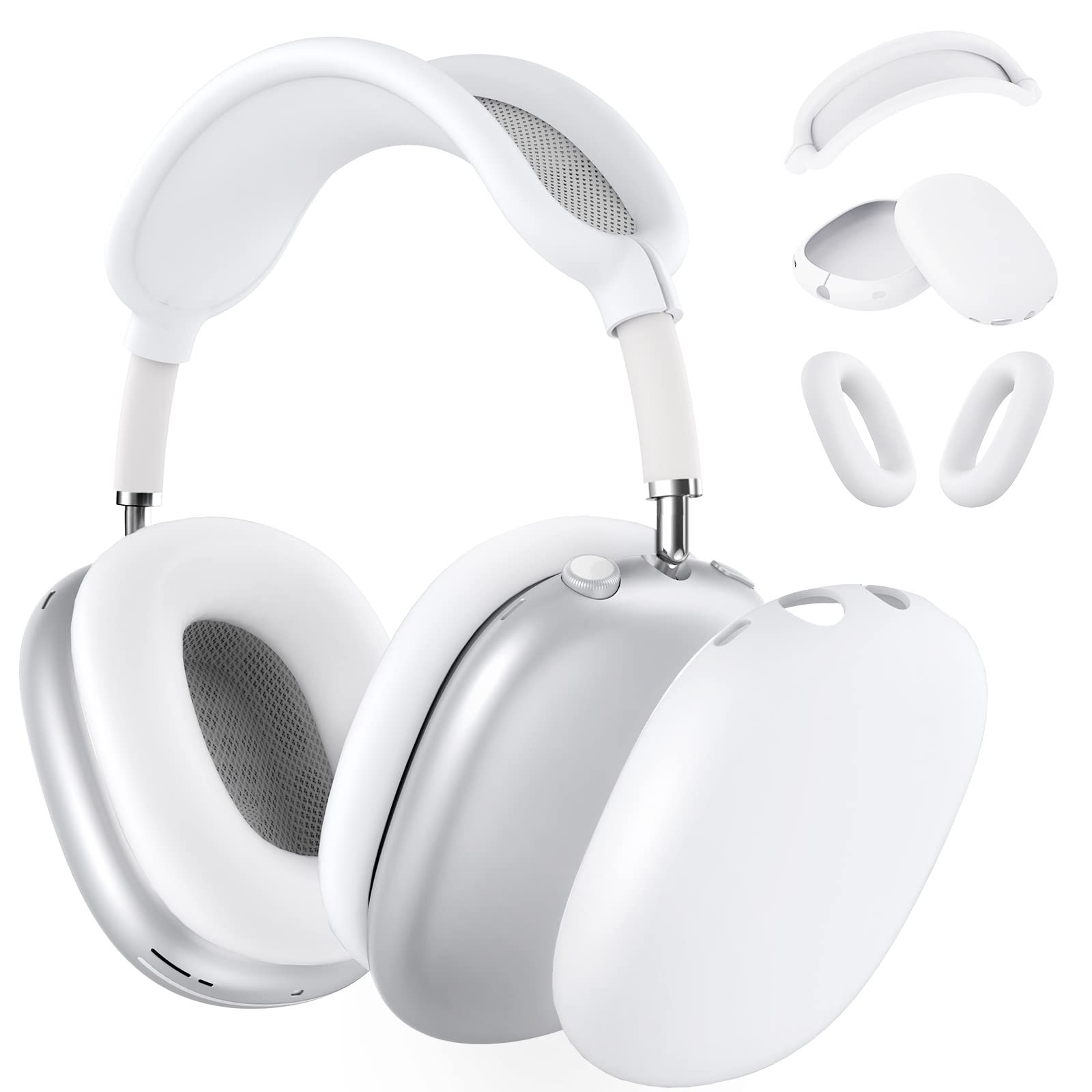 Protector de silicona suave para AirPods Max material premium cobertura completa - Imagen 12 de 51