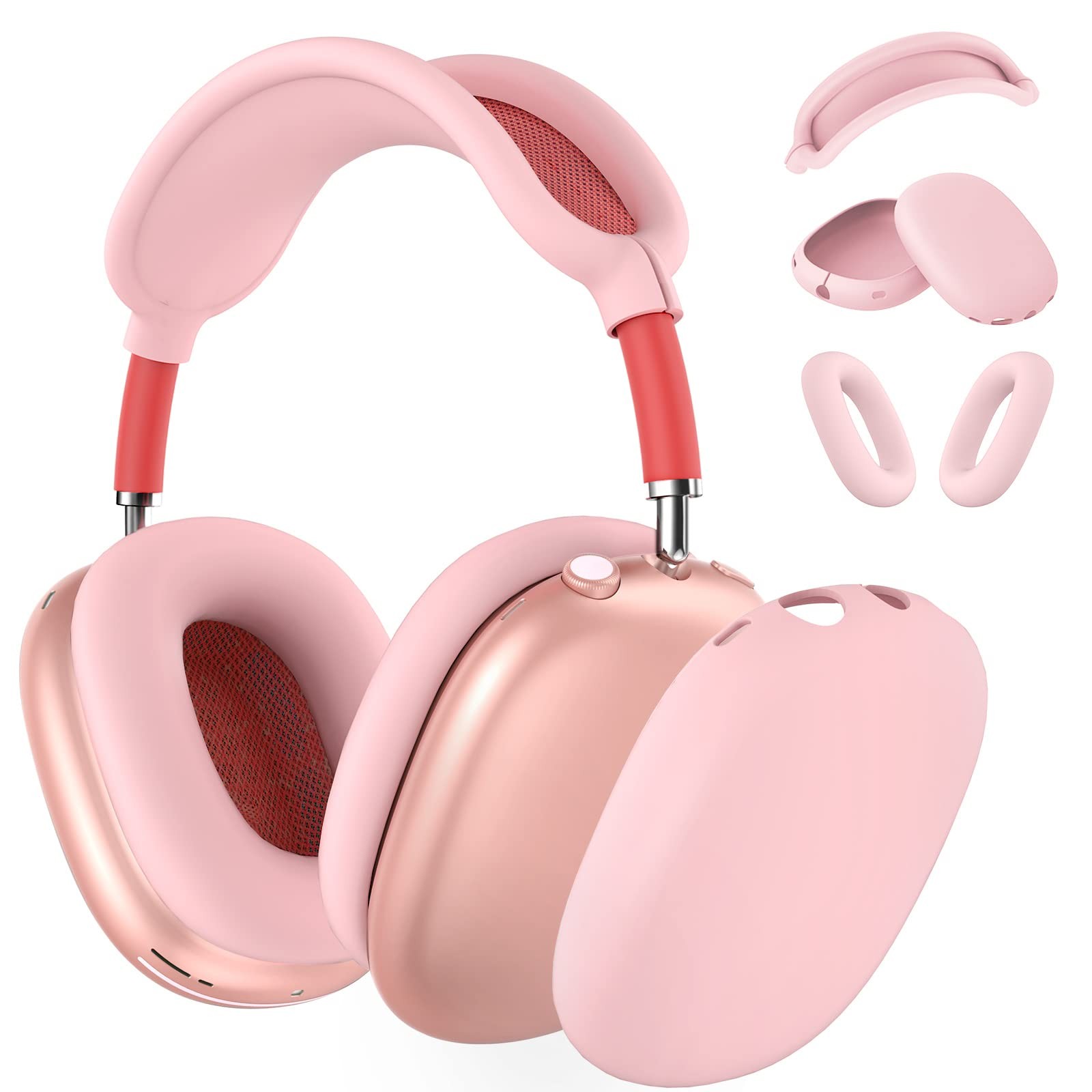 Protector de silicona suave para AirPods Max material premium cobertura completa - Imagen 11 de 51