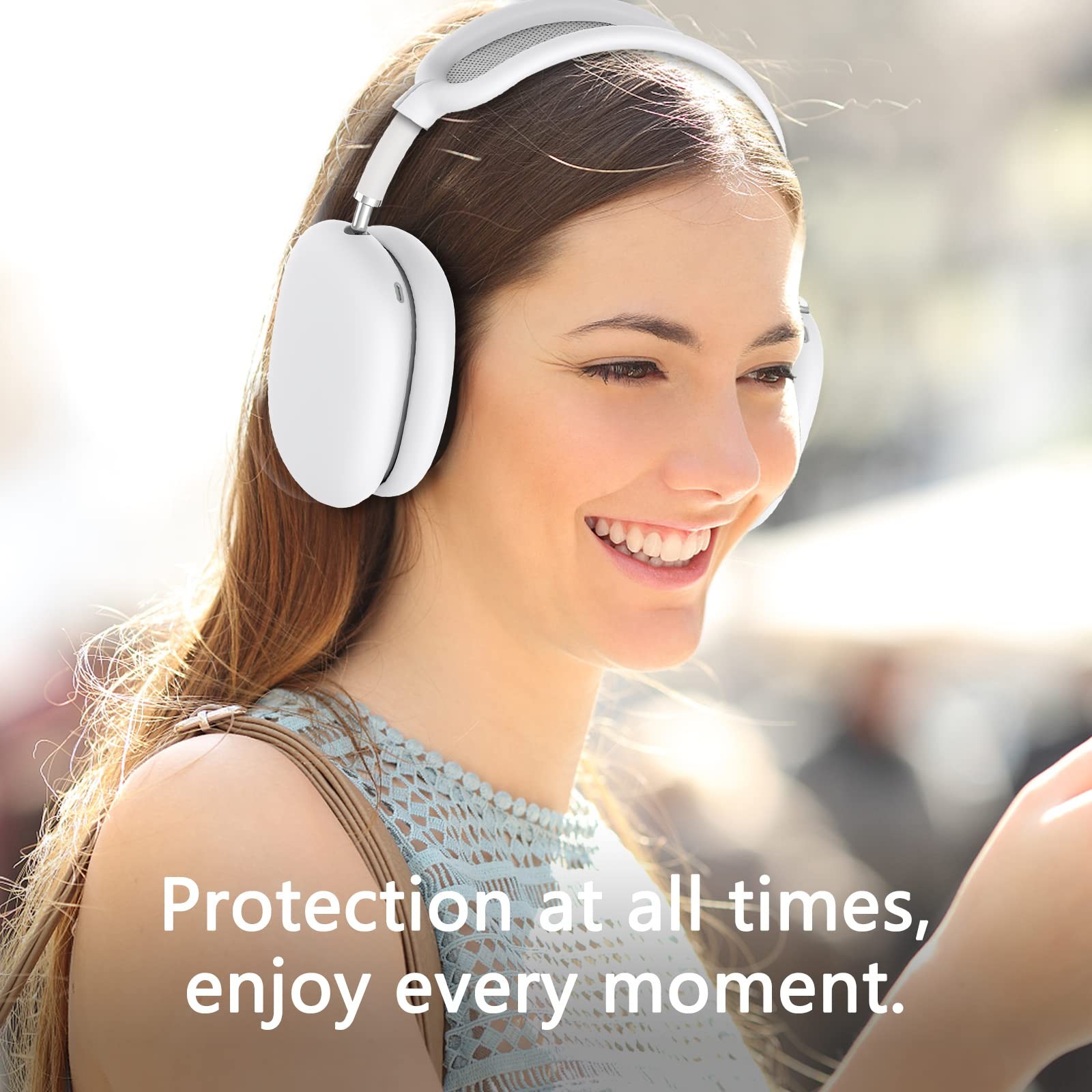 Protector de silicona suave para AirPods Max material premium cobertura completa - Imagen 8 de 51