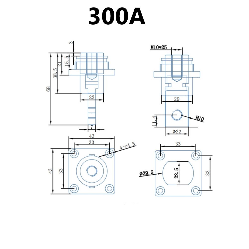 For Battery Cabinet Energy Storage Binding Posts Binding Posts Terminal Blocks