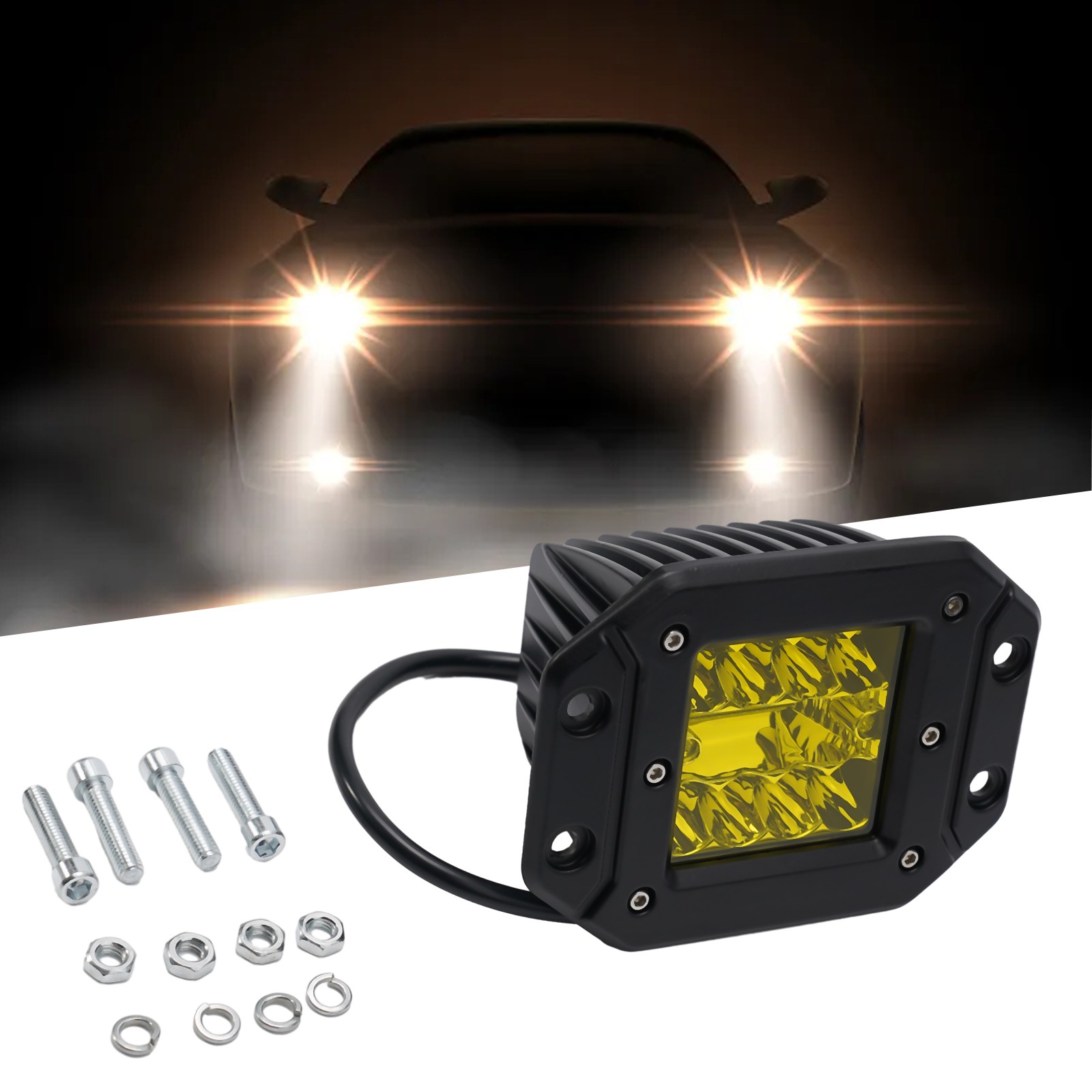 See More Clearly Off Road with this LED Work Light for Cars and Trucks - Picture 27 of 47