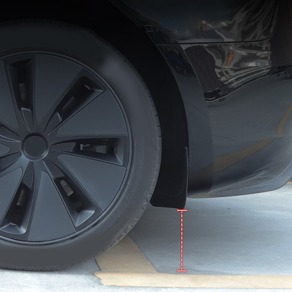 4 pcs Car Mudguard Mud Flaps for Tesla Modèle 3 Highland 2024