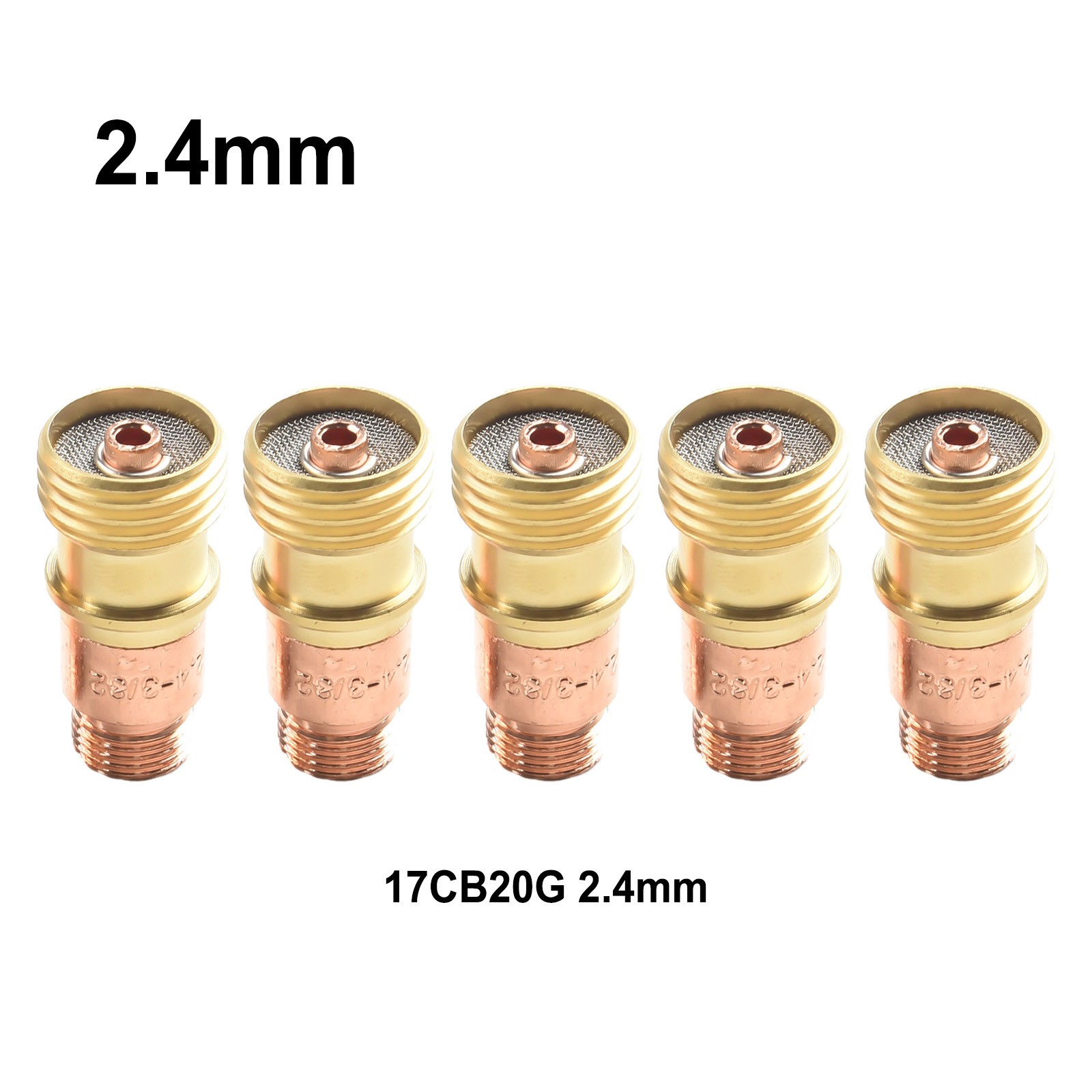 Zuverl?ssiger Gas Objektiv Stecker mit Netz f��r Tig WP171826 (5er Pack) - Picture 22 of 32