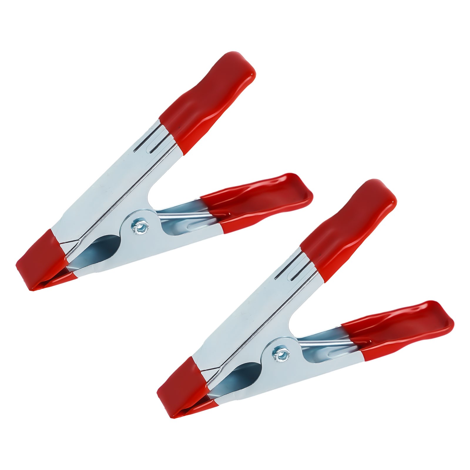 Morsetto a Molla Colore Rosso 2/4/6 Pollici 2pz Accessori Attrezzatura Officina - Foto 17 di 39