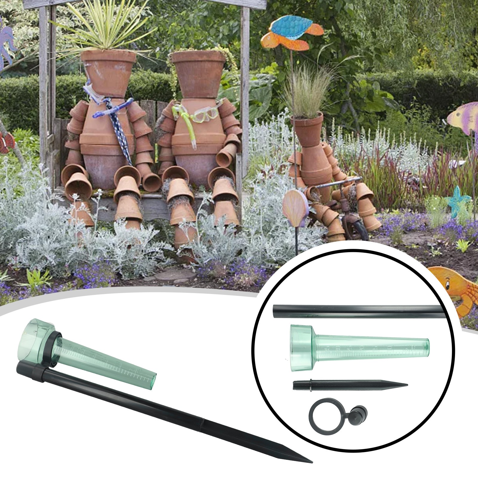 Rain Gauge Convenient Rainwater Rainfall Guage Easy To Carry Brand New - Photo 28/36