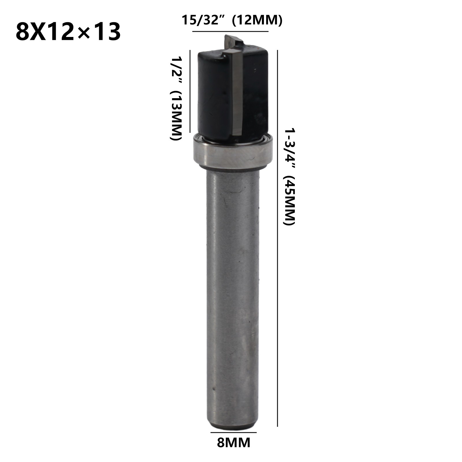 Punta fresa per legno motivo gambo ad alte prestazioni 8 mm per artigianato del - Imagen 13 de 28