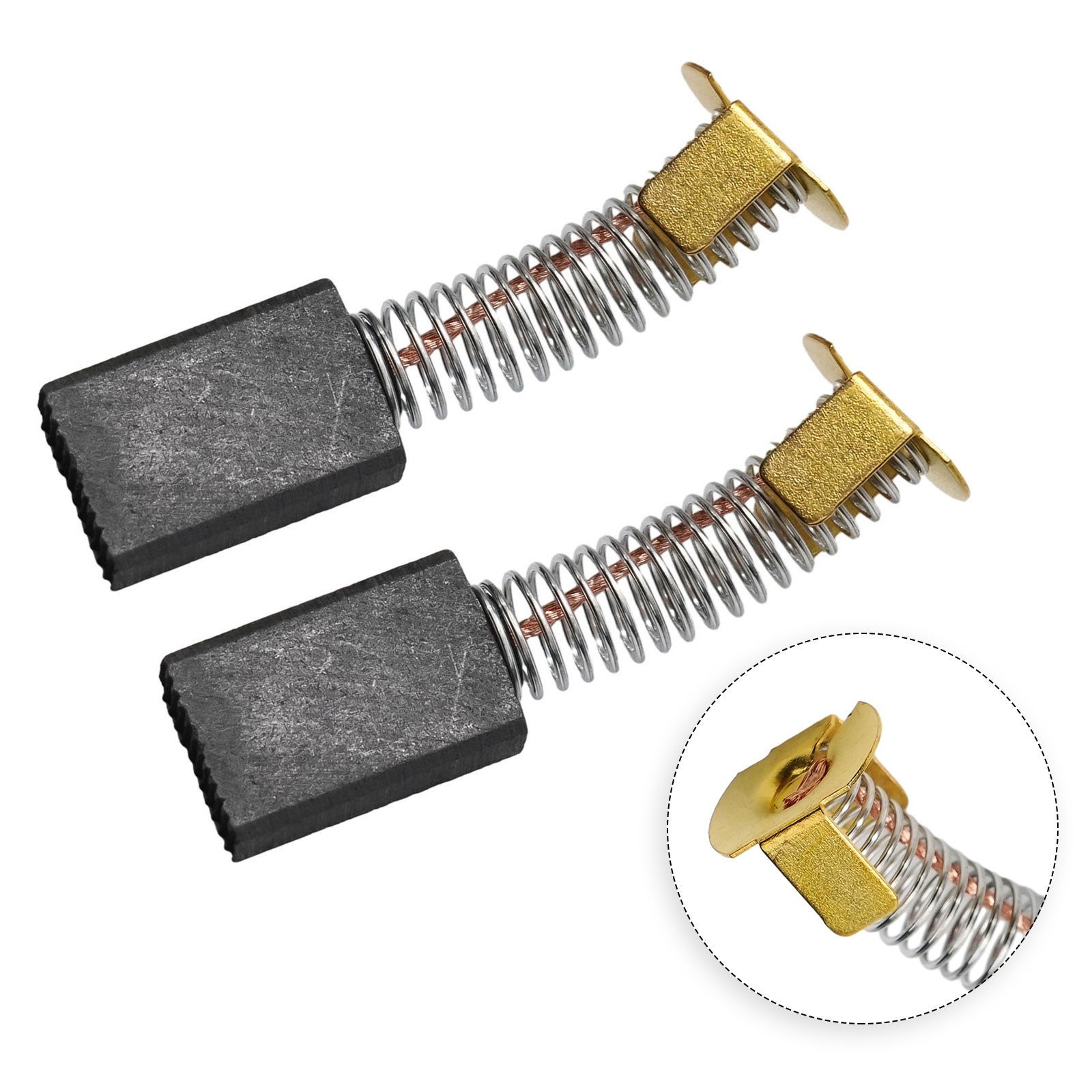 Carbon Brushes Compatible with For Skil 77 For Skilsaw Saw HD77 Replacement Set - Picture 3 of 14