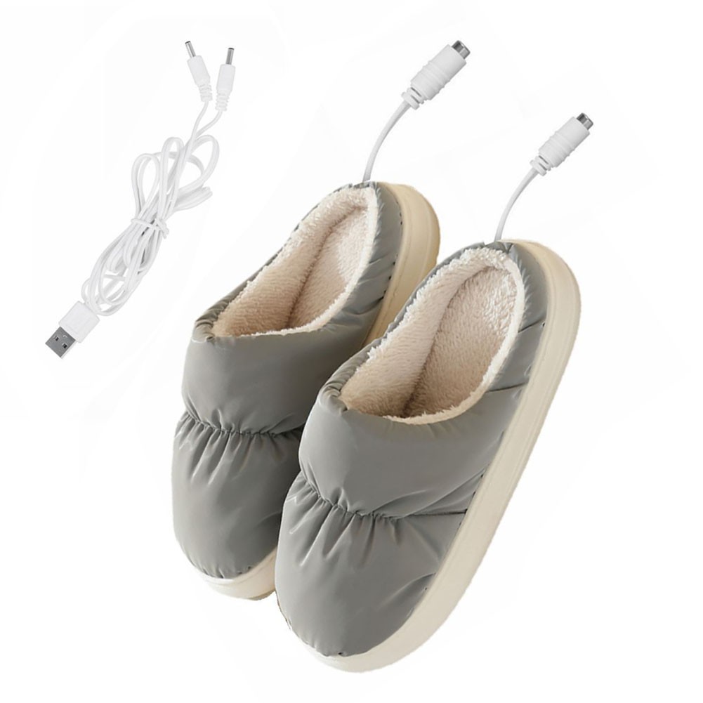 Cozy and Long Lasting Heated Slippers USB Foot Warming Boots for Cold Days