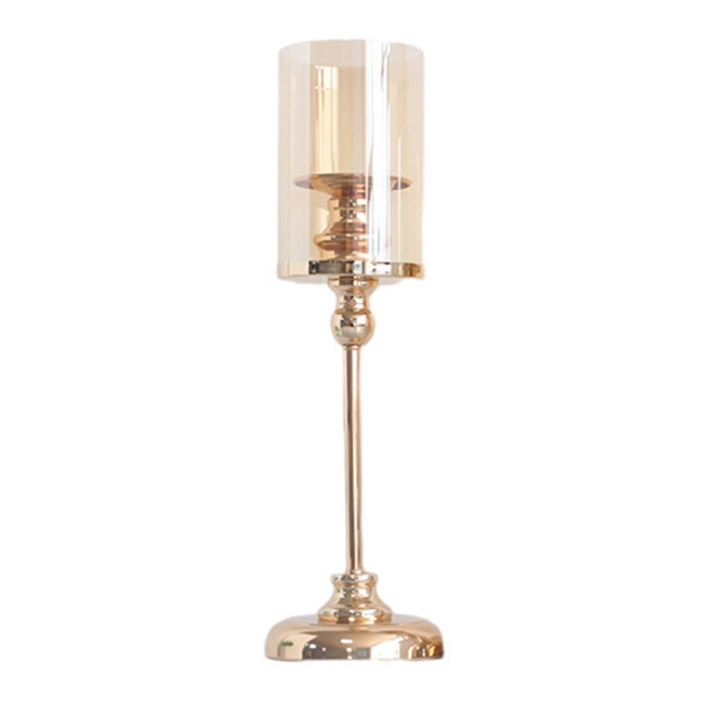 Candle Holder Set Gold Dimensions Dining Table Centerpiece Romantic Atmosphere - Picture 24 of 24