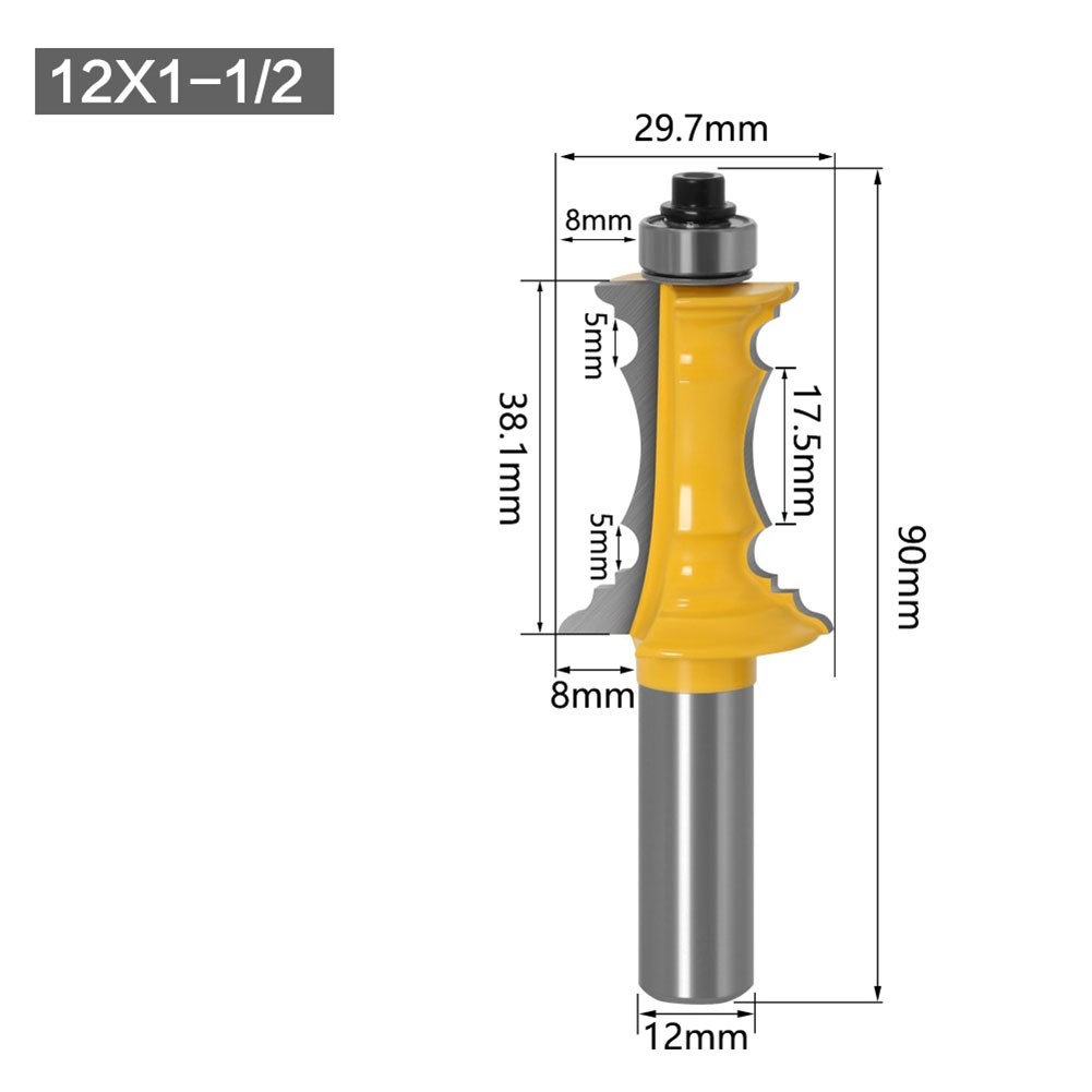 Découpes précises avec embout routeur 8MM 12MM 12 vente 7MM pour projets de menuiserie