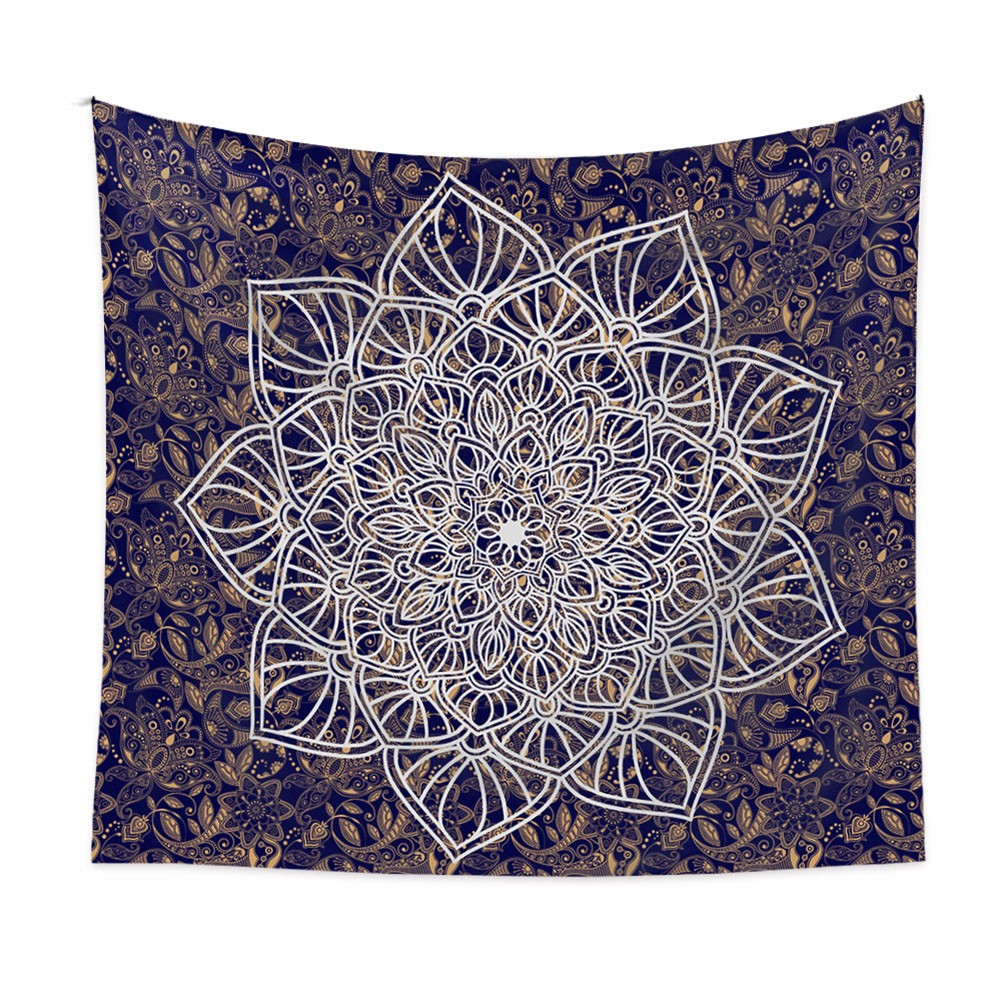 Bohemian Mandala Tapestry for Home Decor Vibrant Colors and Intricate Design