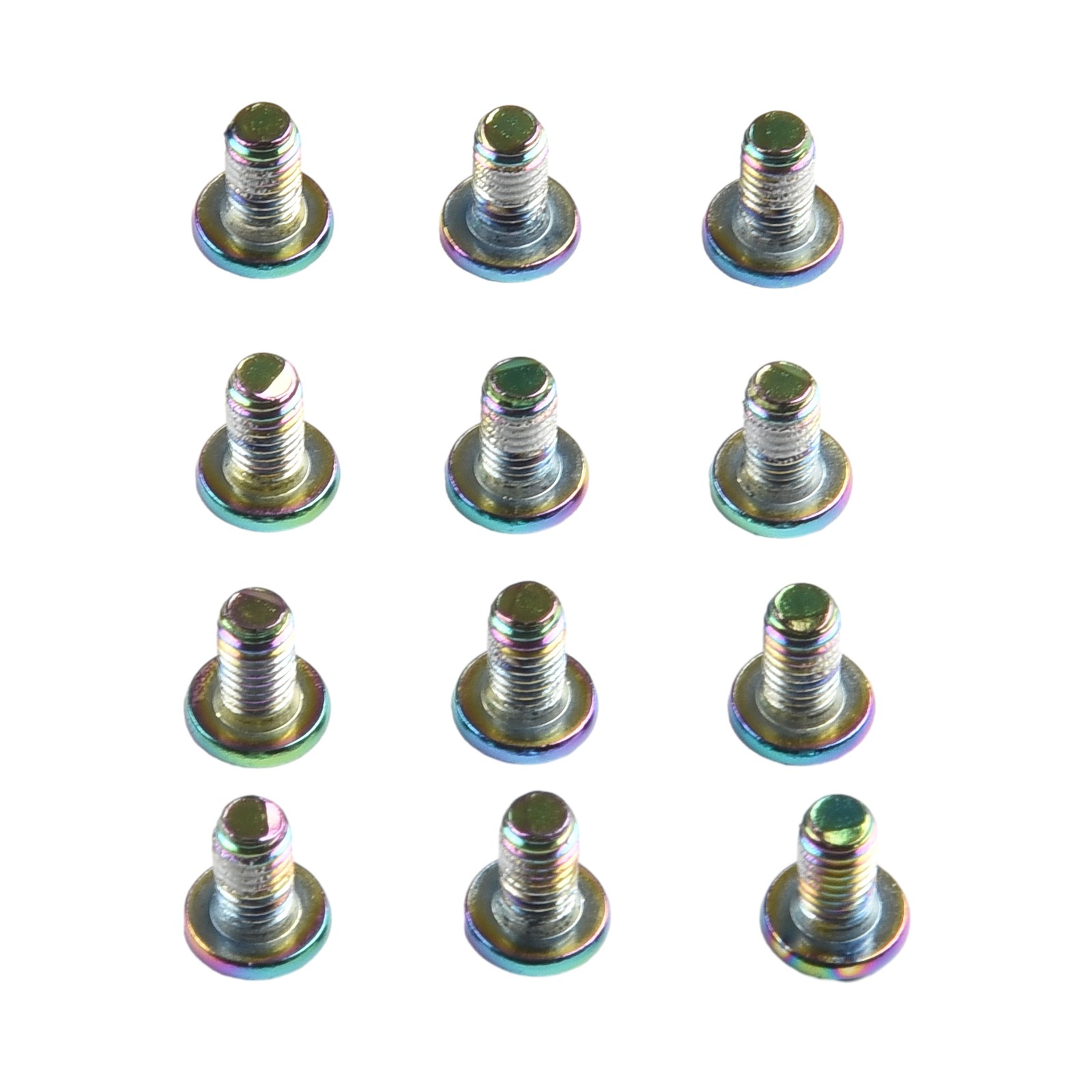 Set of 12 M5x9mm Steel Bolts for Disk Brake Rotors Vibrant Colors Available - Picture 48 of 49