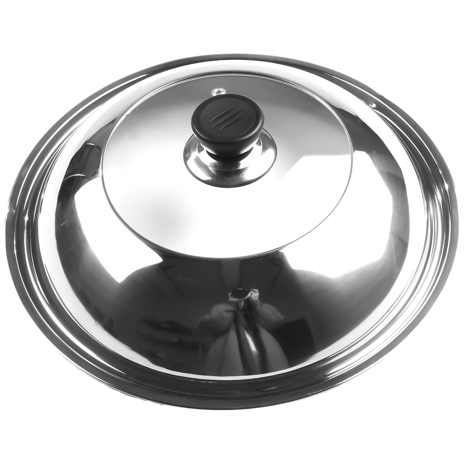 Topfdeckel Wokdeckel Kombi Gemüsedeckel 36CM 38CM Topfdeckel Edelstahl - Bild 36 von 81