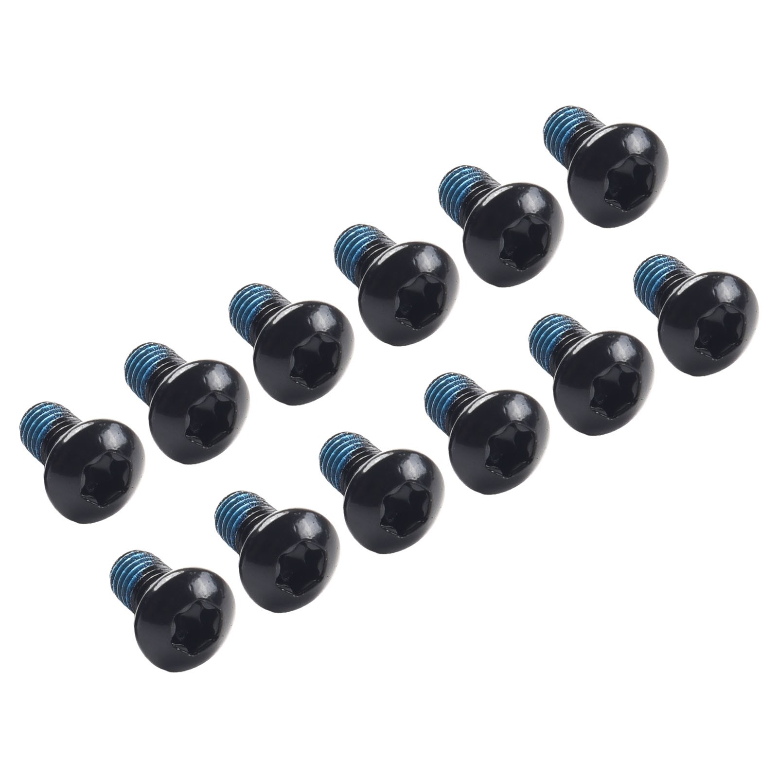 Set of 12 M5x9mm Steel Bolts for Disk Brake Rotors Vibrant Colors Available - Picture 30 of 49