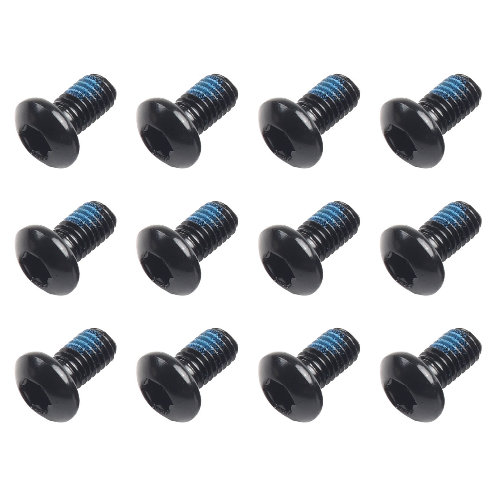 Set of 12 M5x9mm Steel Bolts for Disk Brake Rotors Vibrant Colors Available - Picture 36 of 49