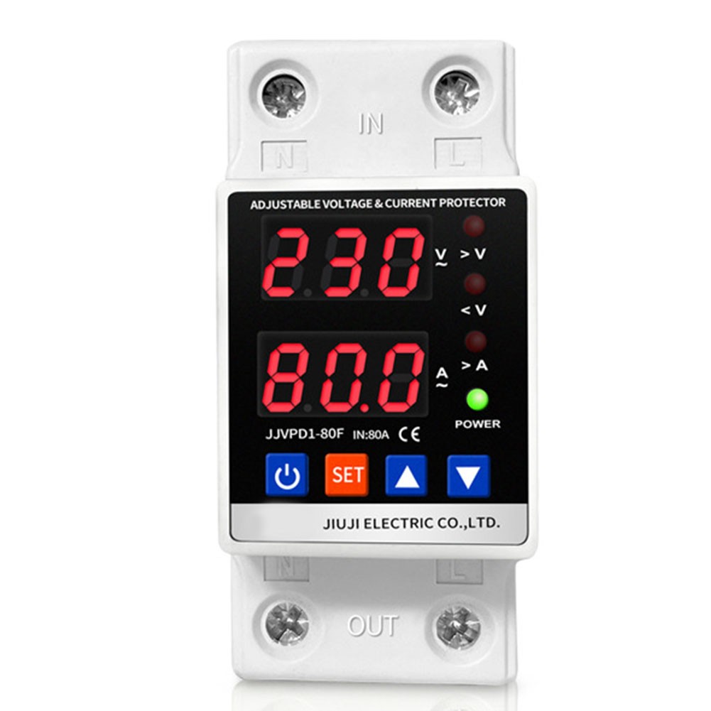 Self Restoring for reset Switch for Adjustable Over and Under Voltage Protection