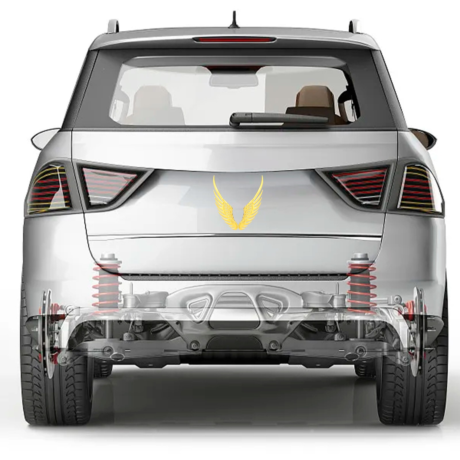 Unique 3D PVC Decal Car Motorcycle Wing Scratch Sticker Package Content 2 - Bild 40 von 58