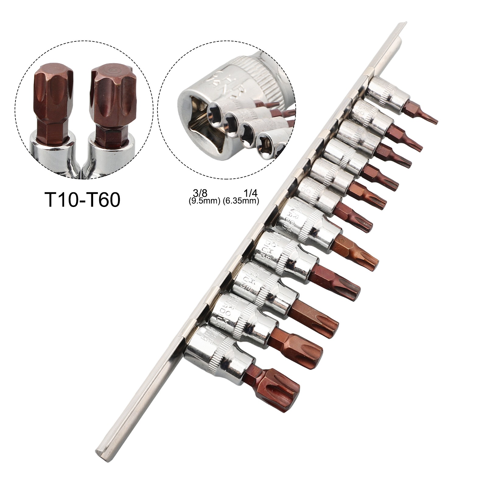 Socket Bits-T60 Chrome Vanadium Steel Electric Screwdriver Hand Tool - Picture 17 of 36
