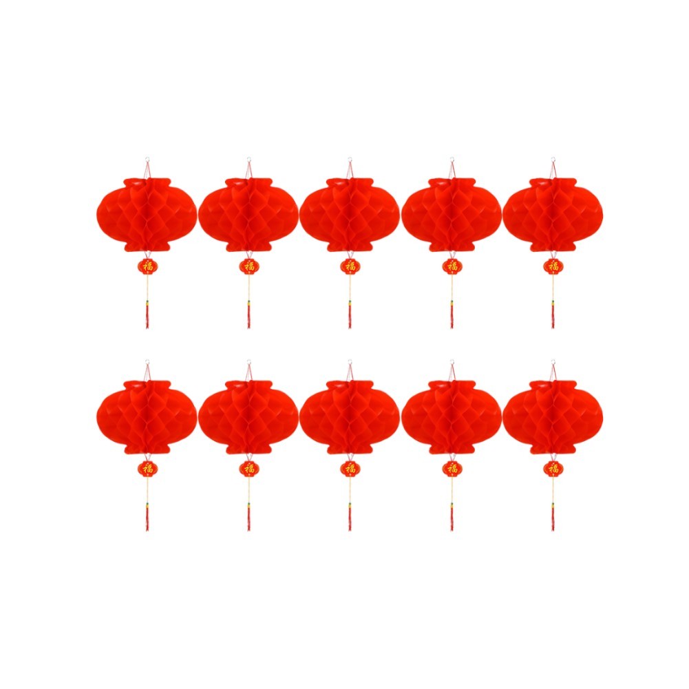 Red Lanterns Paper Lanterns Traditional Chinese New Year Paper Lanterns - Picture 14 of 26