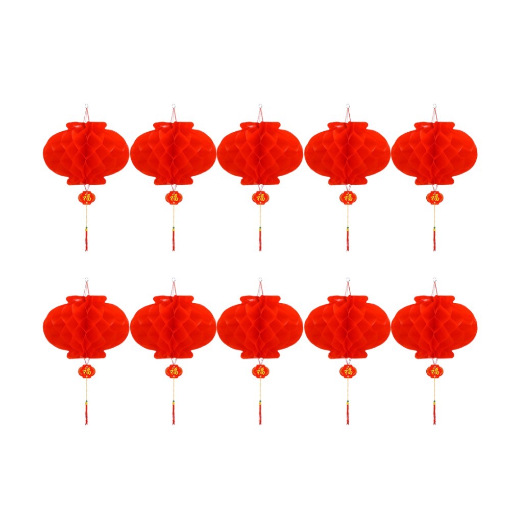 Red Lanterns Paper Lanterns Traditional Chinese New Year Paper Lanterns - Picture 26 of 26