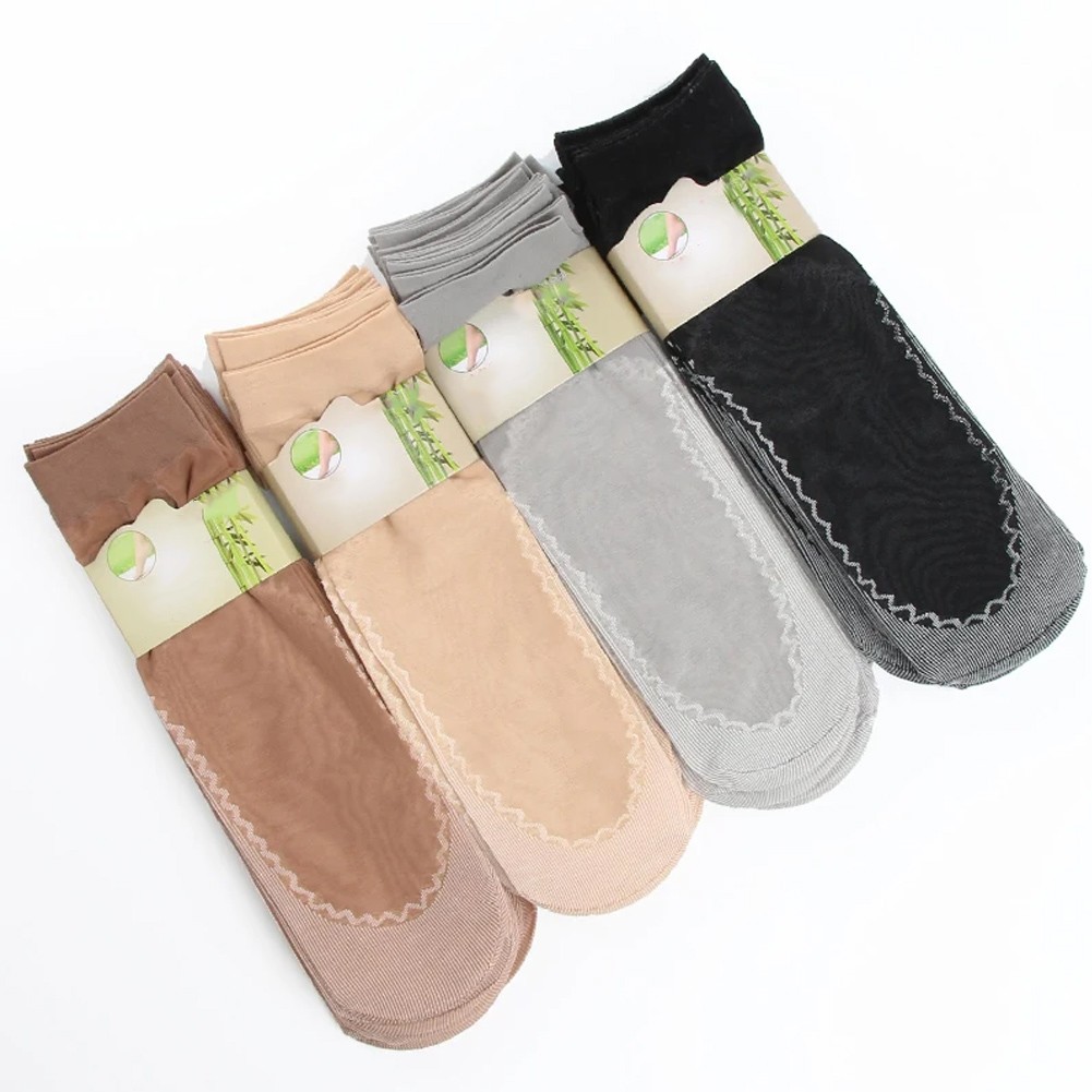 Chaussettes en velours doux antidérapantes ultra-minces pour femmes chaussettes - Picture 18 of 22