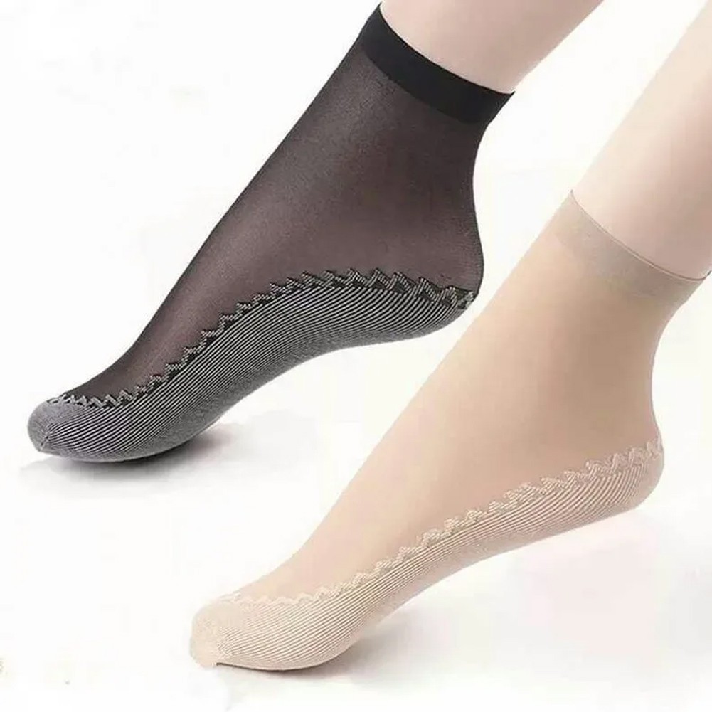 Chaussettes en velours doux antidérapantes ultra-minces pour femmes chaussettes - Picture 14 of 22