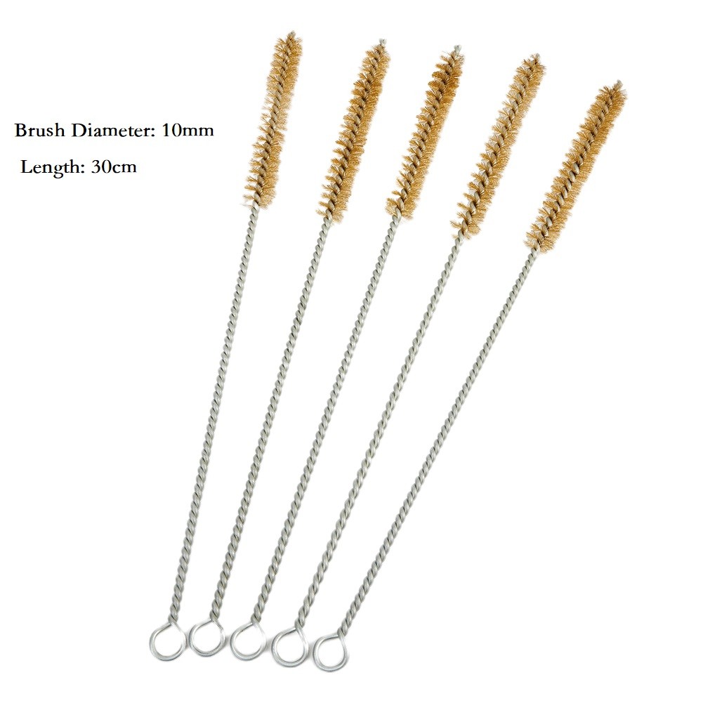 10mm 30mm Diameter Stainless Steel Wire Tube Pipe Cleaning Brush Pack of 5 - Picture 13 of 57