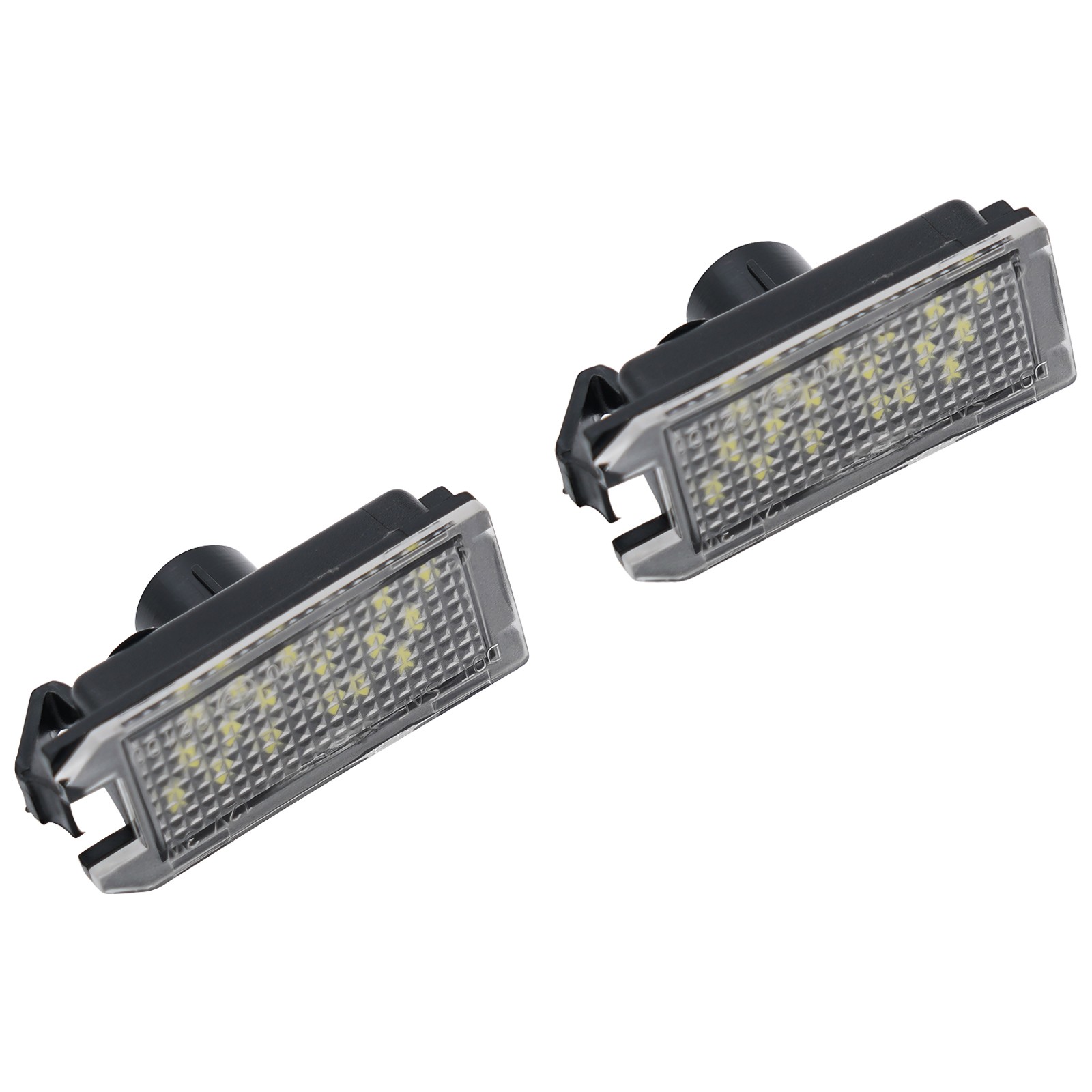 Number Plate Light Assembly LED Male Rear 2 Pin For FIAT 500C 2009-2019 - Picture 10 of 12