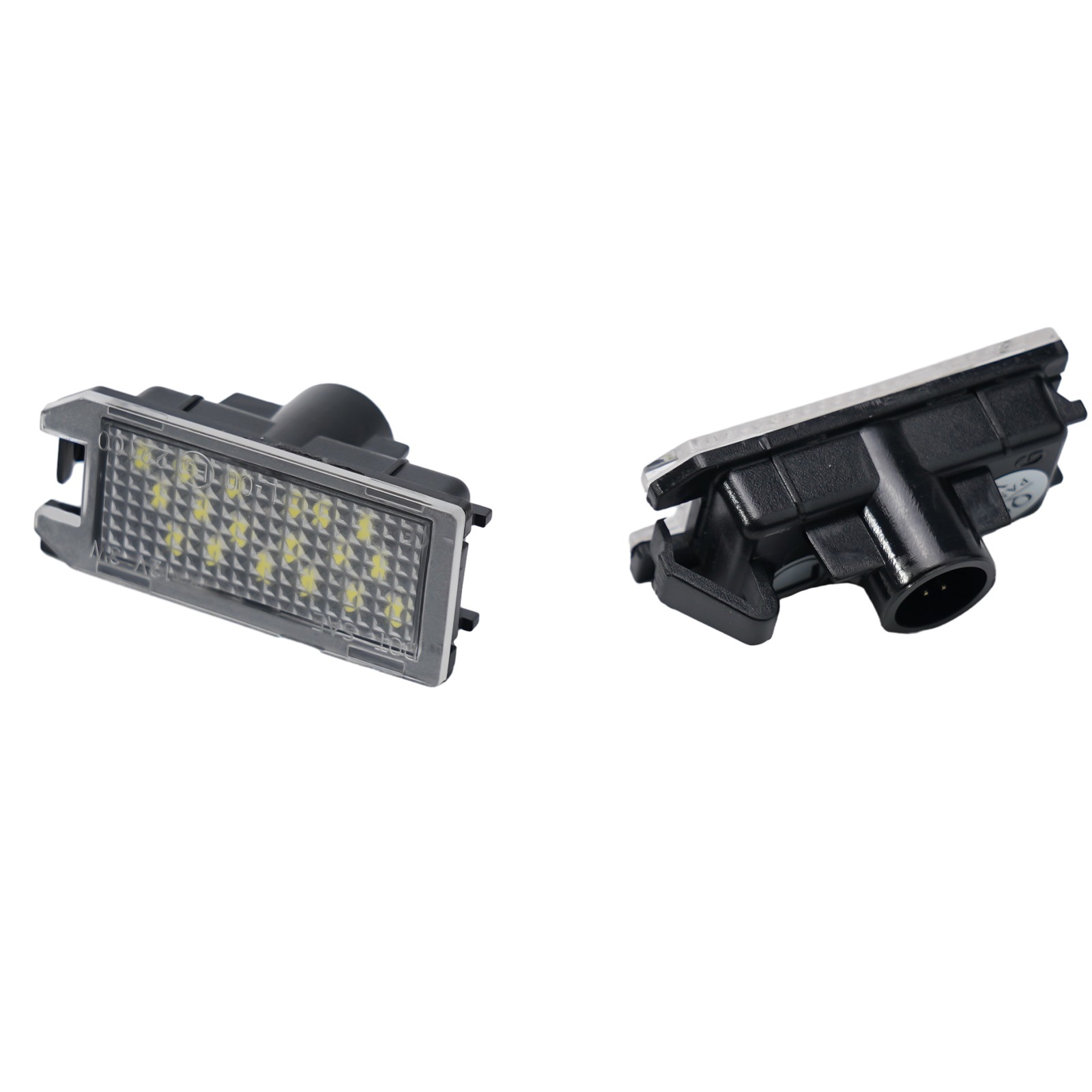 Number Plate Light Assembly LED Male Rear 2 Pin For FIAT 500C 2009-2019