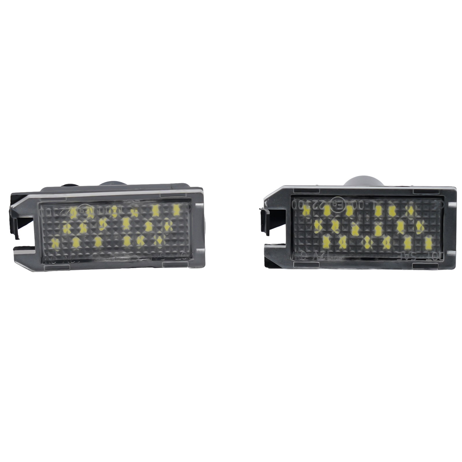 Number Plate Light Assembly LED Male Rear 2 Pin For FIAT 500C 2009-2019 - Picture 11 of 12