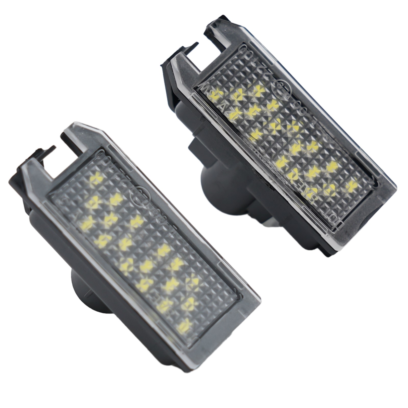 Number Plate Light Assembly LED Male Rear 2 Pin For FIAT 500C 2009-2019 - Picture 7 of 12