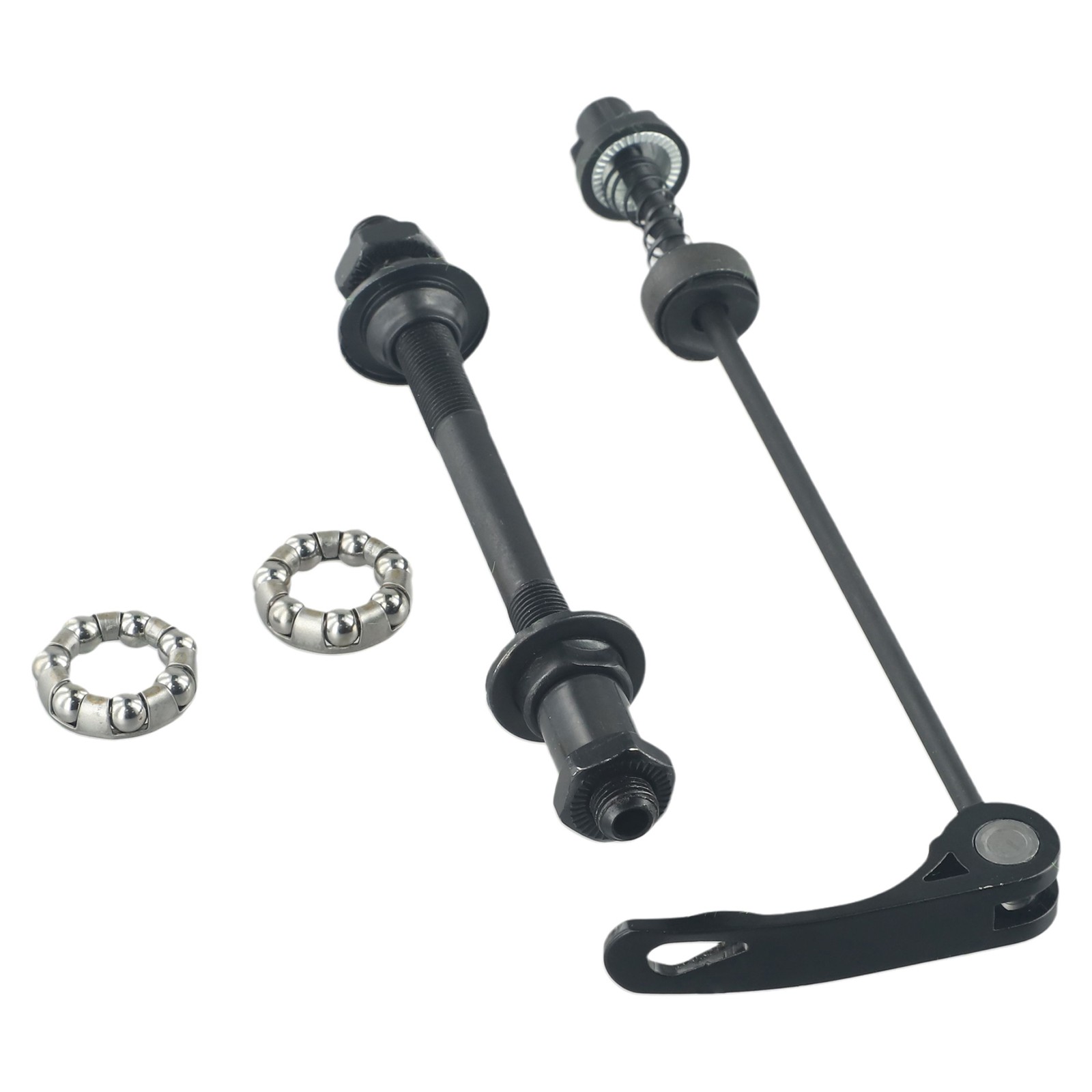 Black-Bike Bicycle Axle Front Rear Quick Release Skewers With 25mm Hub Bearings - Picture 28 of 37