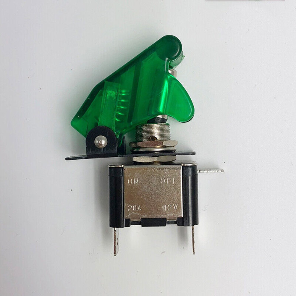 Toggle Switch ASW07D LED Lighted Cover 12V 20A for Vehicle Accessories - Picture 36 of 67