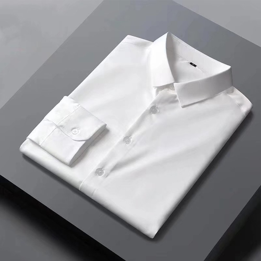 Stylish Slim Fit Dress Shirt for Men for Formal Business Gatherings - Picture 16 of 23