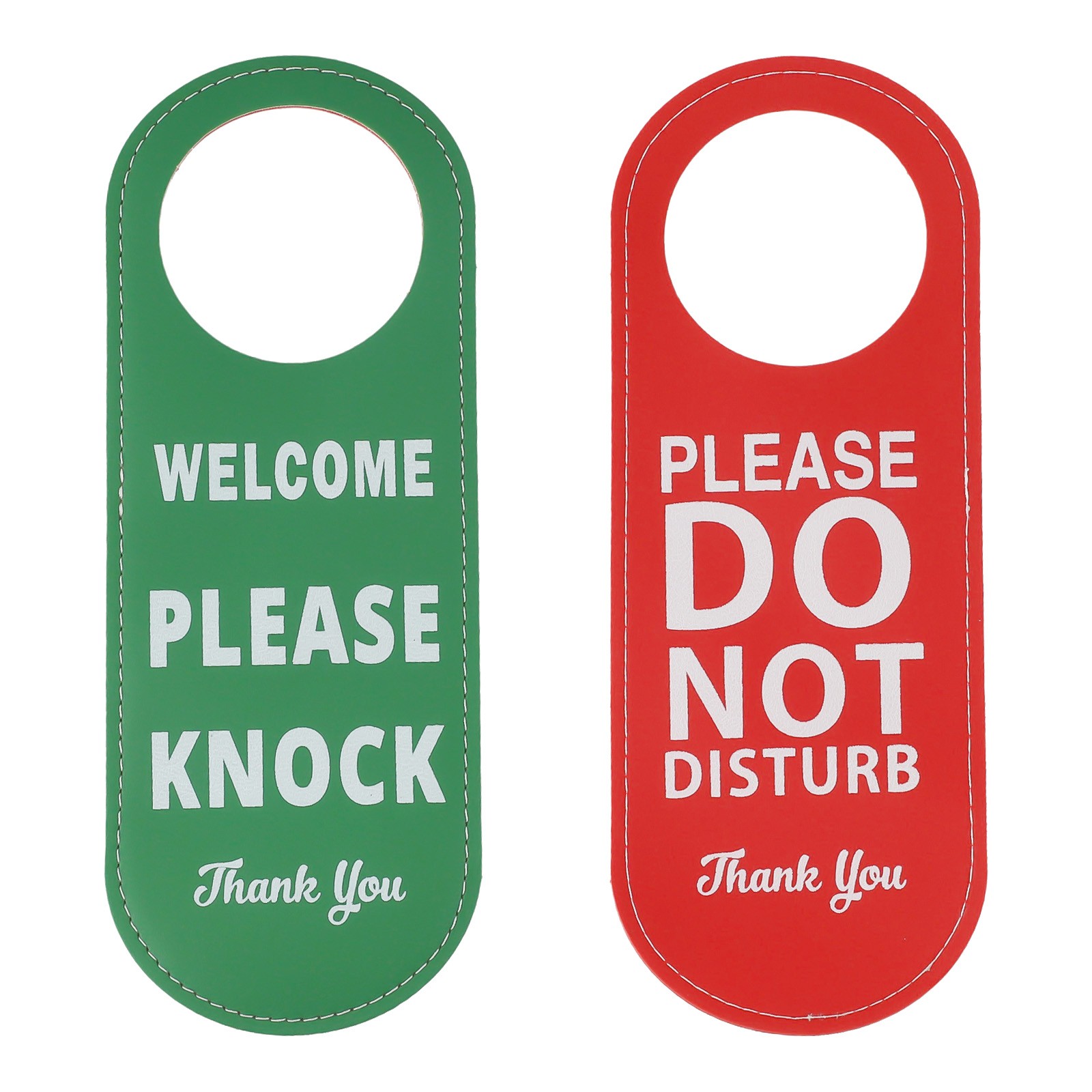 Do Not Disturb Please Knock Signs for Hotel and Bar Leather Door Sign - Picture 44 of 48