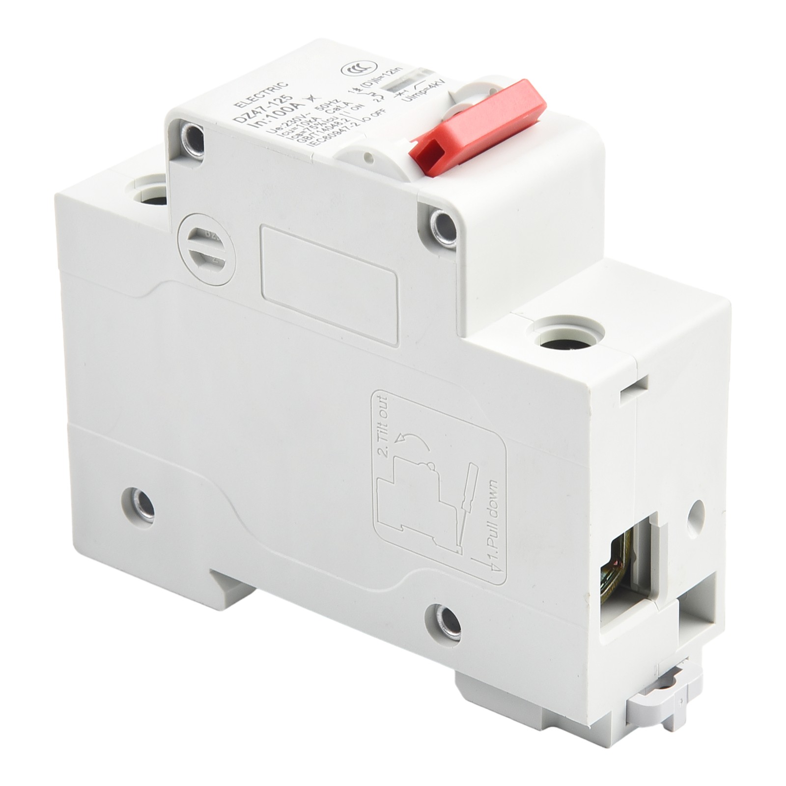 1P DC MCB 600V 100A 80A 125A Circuit Breaker Battery Main Switch FOR PV System - Picture 34 of 52