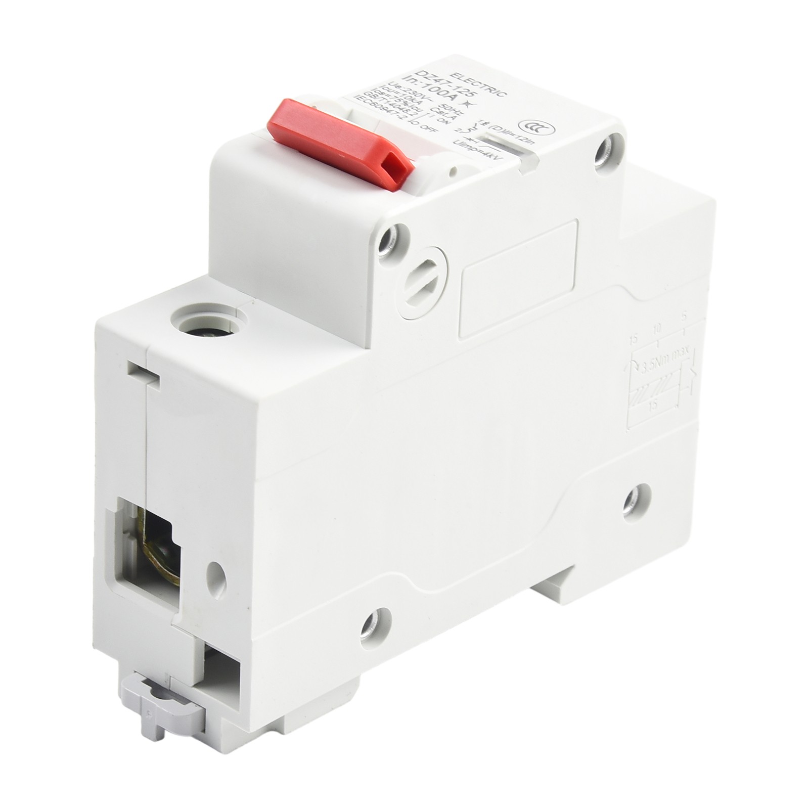 1P DC MCB 600V 100A 80A 125A Circuit Breaker Battery Main Switch FOR PV System - Picture 39 of 52