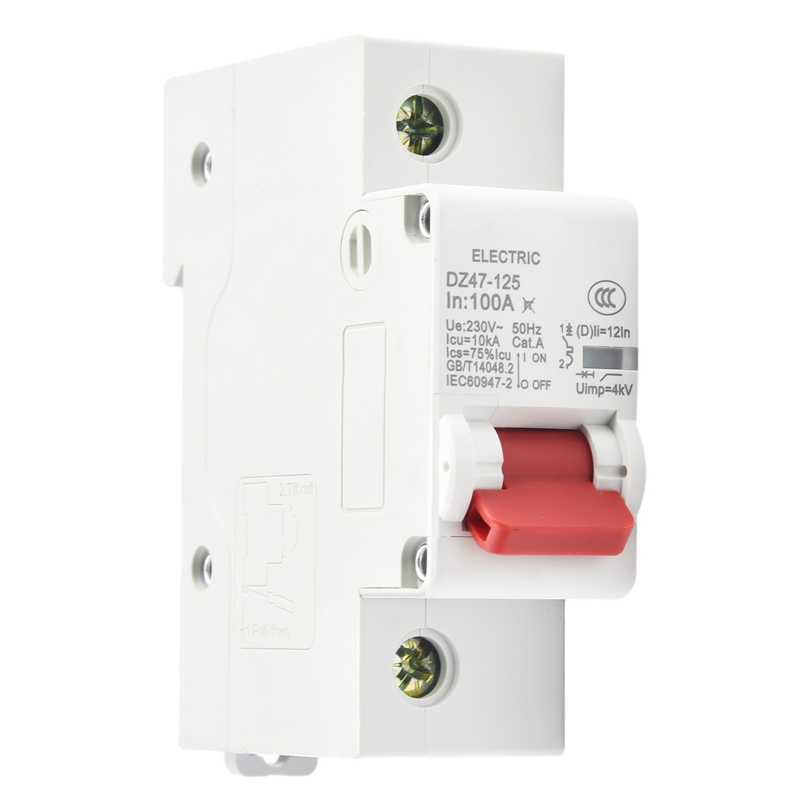 1P DC MCB 600V 100A 80A 125A Circuit Breaker Battery Main Switch FOR PV System - Picture 30 of 52