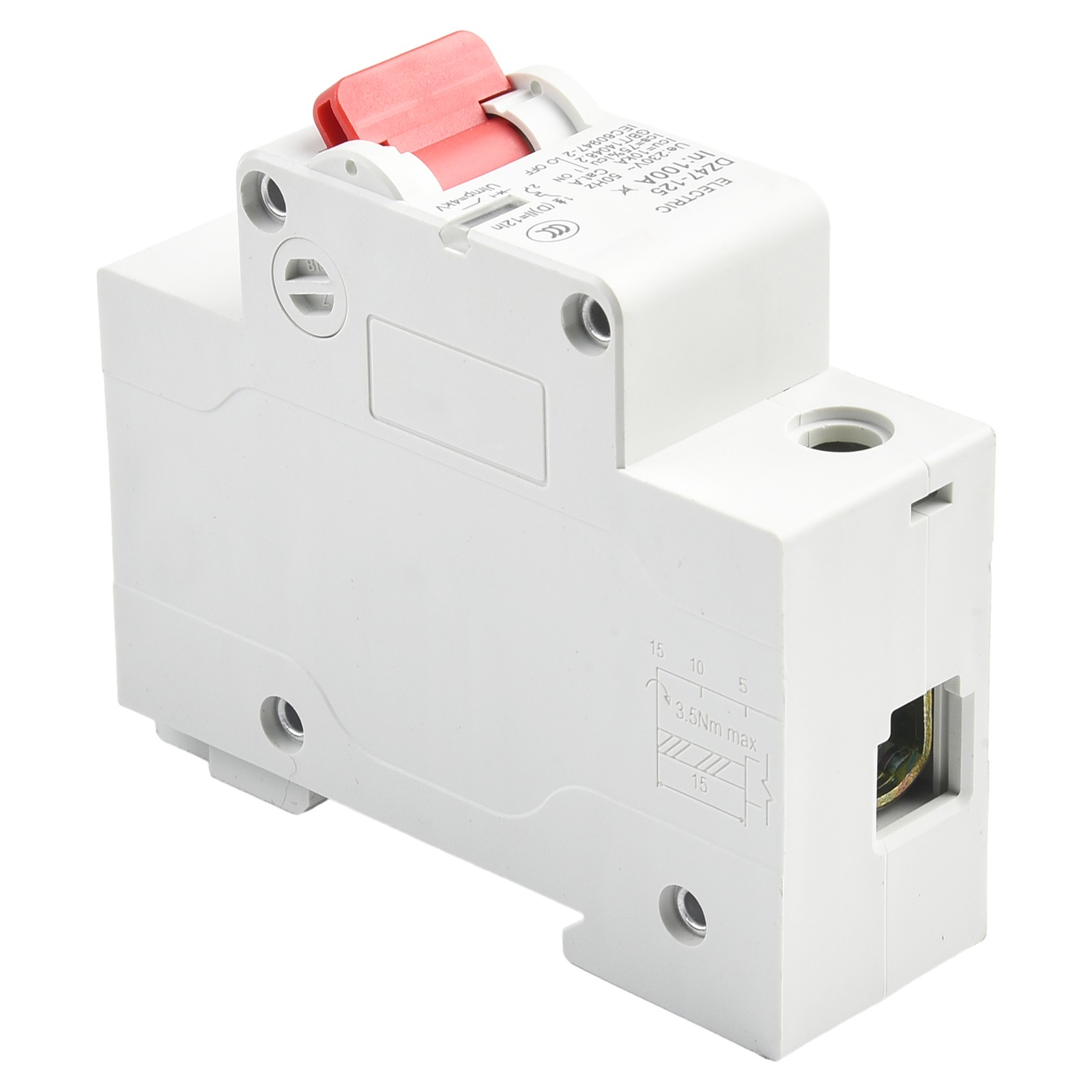 1P DC MCB 600V 100A 80A 125A Circuit Breaker Battery Main Switch FOR PV System - Picture 36 of 52