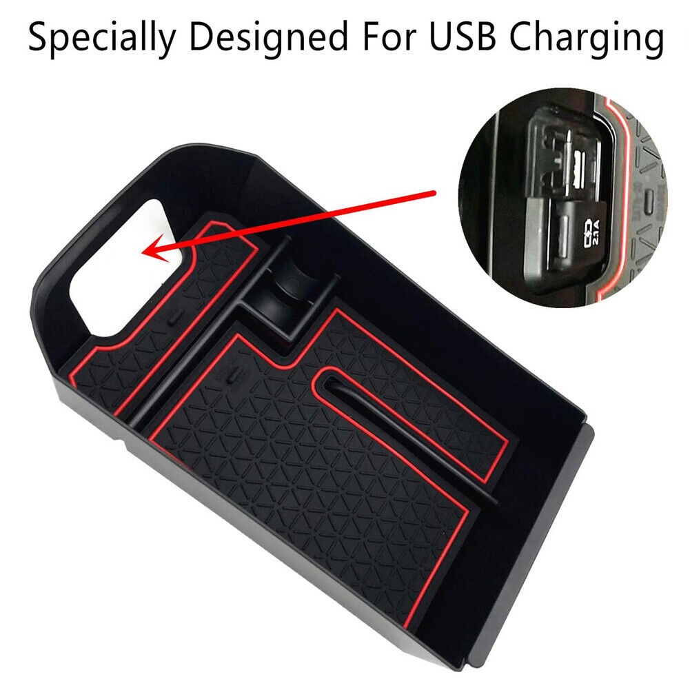 Durability Meets Style Armrest Storage Box Organizer Tray for ToyotaRAV4 - Picture 8 of 12