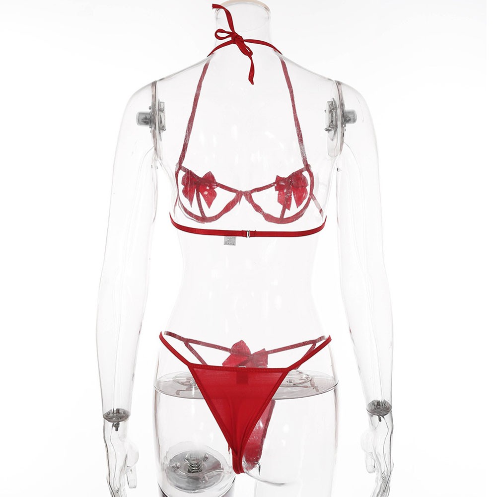 Dessous Von Frauen Einfarbig G-String-Sets Hohlkasse Leichter Strecher Stilvoll - Bild 17 von 31